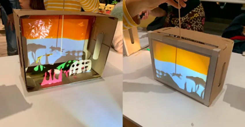 Cajas Mágicas y Sombras: Un taller de dioramas inspirado en la obra de Joseph Cornell.